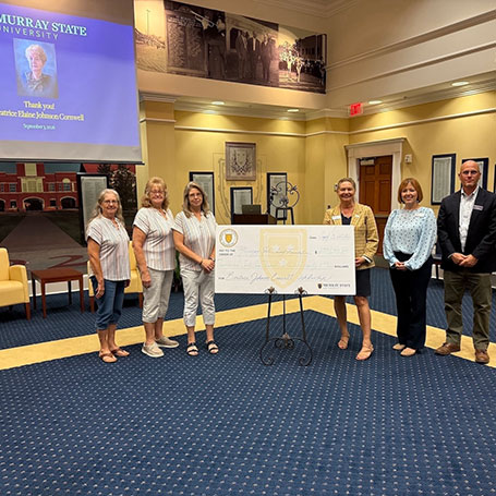 Bea Cornwell's sisters and Murray State reps
